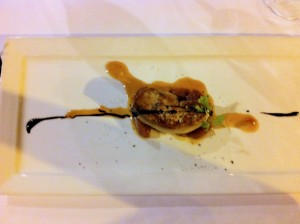 Foie Gras with Caramalized Apples