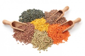 So many kinds! Most divided into split lentils (red, yellow) and whole lentils (green, lepuy, etc.)*