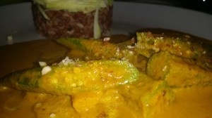 A curry dish with heart of palm!