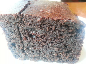 They also often have tasty gluten-free desserts, like this chocolate brownie!