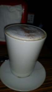 (Gluten-free) Chai lattes are abundantly available in South Africa - perfect for a chai freak like Daisy! 