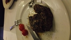 "Havana Grill" at Suncoast, Durban: Steak! Almost always grilled without any seasoning. People tell me South African meat is super delicious! 