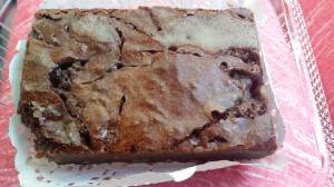 Salted caramel brownie at For Goodness Cakes! in Desa Sri Hartamas. They also have other flavours - all baked by owner Sheila.