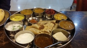 The thali is still the same - and still great - in Muscat! 