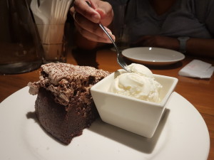 Chocolate Hazelnut Meringue at Nutmeg in Bangsar Village... One of three gluten-free desserts on offer! 