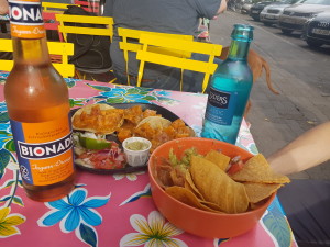 Chips and guacamole in Maria Bonita Mexican Restaurant