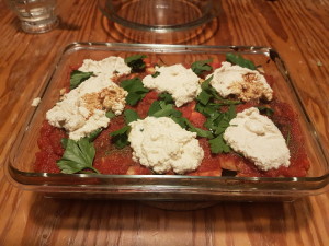 Same ingredients... different format: a casserole!