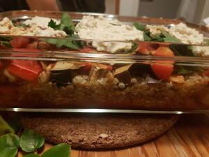 Cooks super easy in the oven as well... and it's a delicious medley of tastes and textures... each bite different!