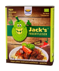 Example of pre-packaged jackfruit "meat"
